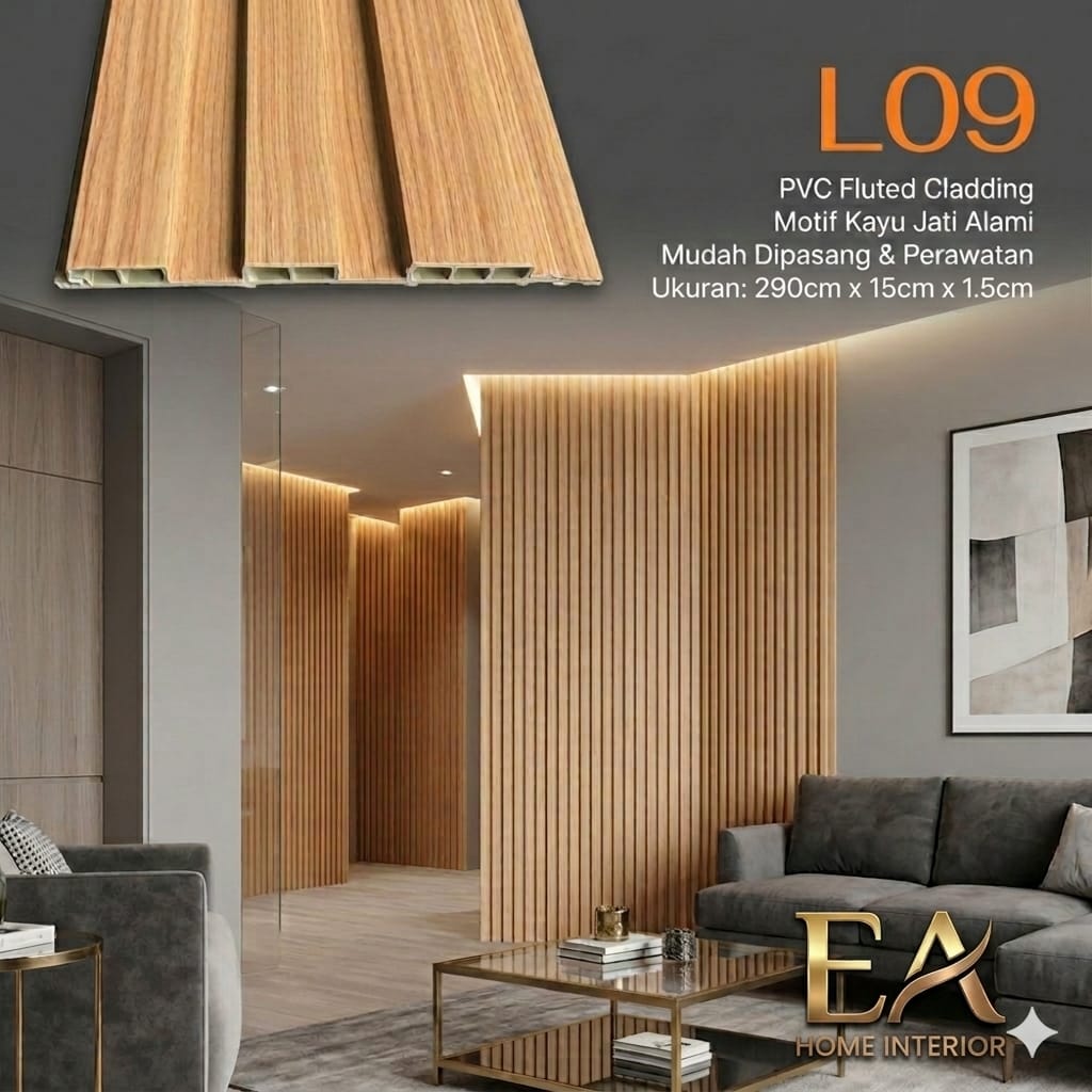 Wall Panel Premium L09 - Jati Alami
